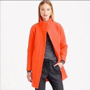 J crew stadium cloth cocoon coat